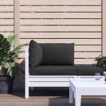 vidaXL Perne de canapea din paleți, 3 buc., negru, material textil vidaXL Perne de canapea din paleți, 3 buc., negru, material textil