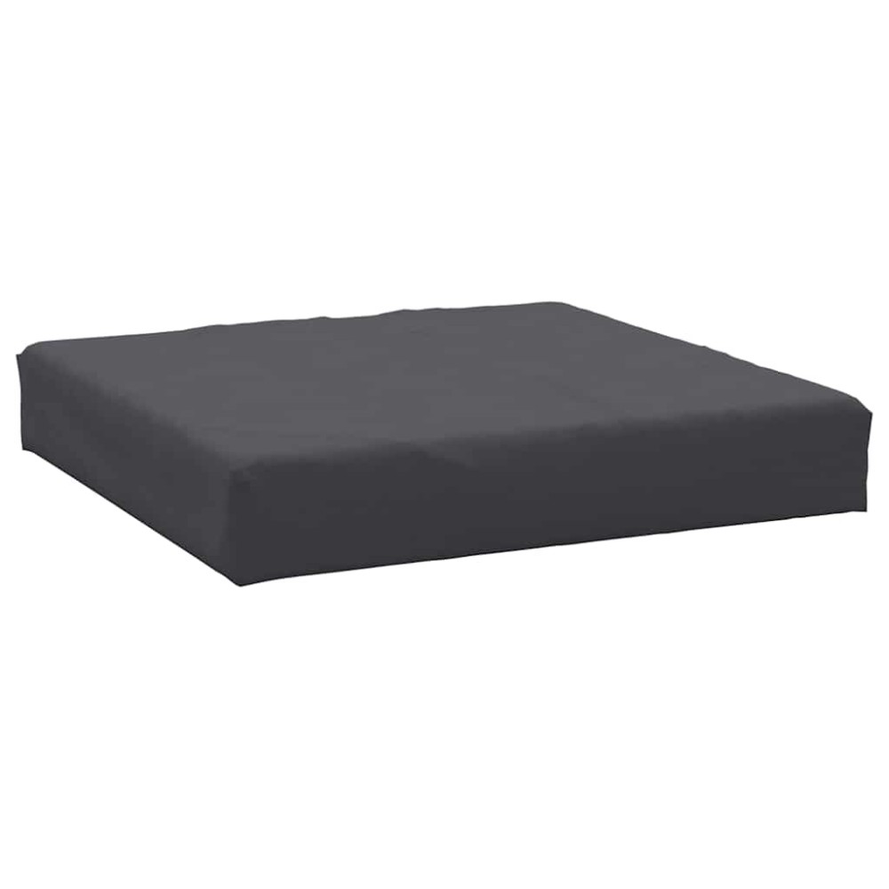 vidaXL Pernă de podea pentru paleți, antracit, 60x60x9,5 cm, textil