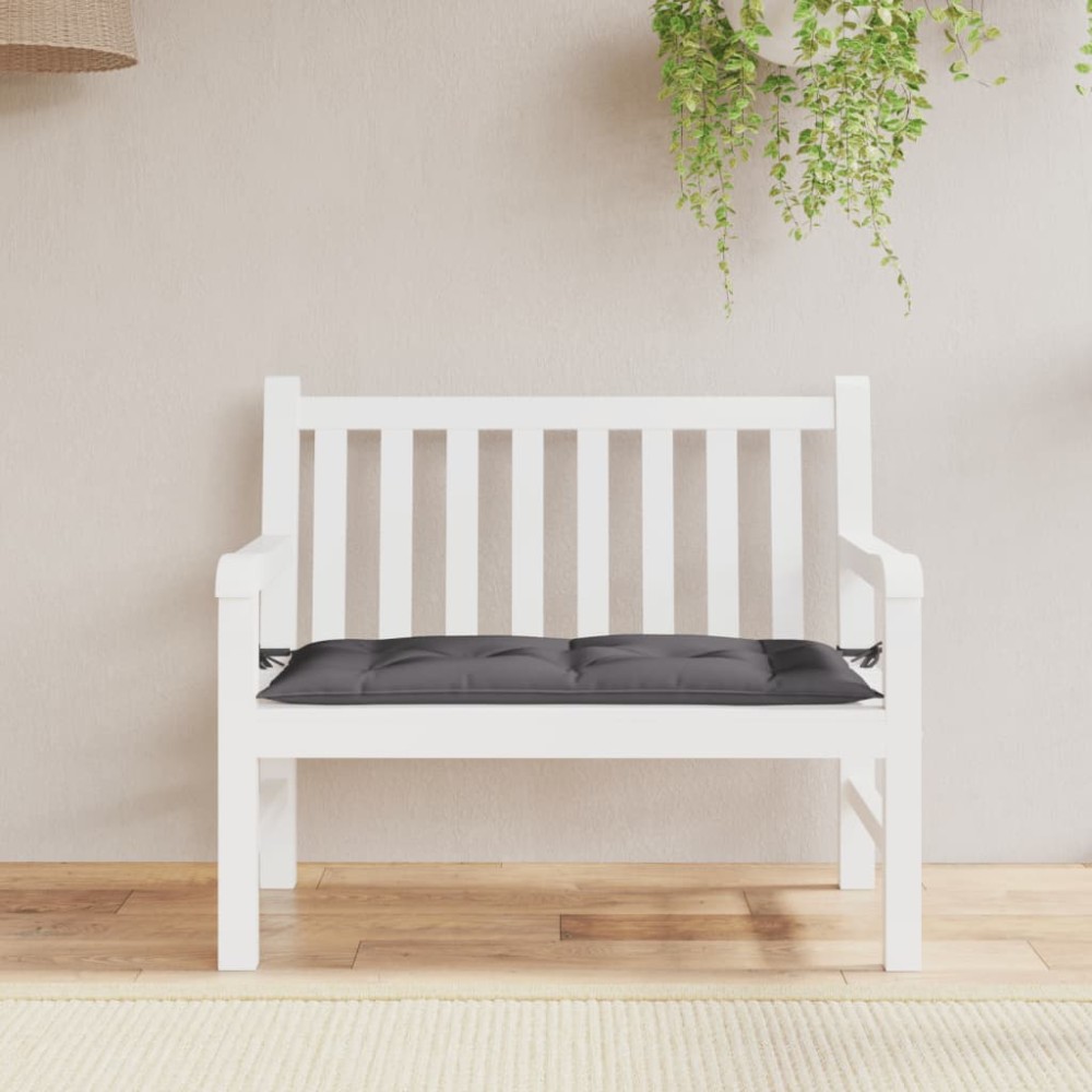 vidaXL Pernă bancă de grădină, antracit, 110x50x7 cm, textil oxford