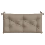 vidaXL Pernă bancă de grădină, gri taupe, 110x50x7 cm, material oxford vidaXL Pernă bancă de grădină, gri taupe, 110x50x7 cm, material oxford