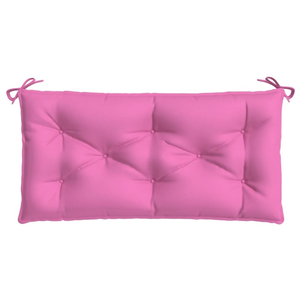 vidaXL Pernă pentru bancă de grădină, roz, 110x50x7 cm, textil