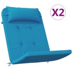 vidaXL Perne de scaun adirondack, 2 buc, bleu, țesătură Oxford