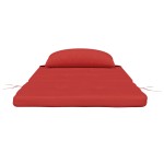 vidaXL Perne pentru scaun Adirondack, 2 buc, roșu, textil oxford vidaXL Perne pentru scaun Adirondack, 2 buc, roșu, textil oxford