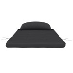vidaXL Perne pentru scaun Adirondack, 2 buc, negru, textil oxford