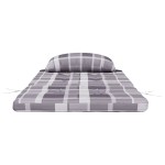 vidaXL Perne scaun Adirondack, 2 buc, gri, careuri, textil oxford