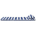 vidaXL Perne scaun adirondack, 2 buc., dungi, albastru&alb, oxford