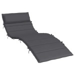 vidaXL Pernă de șezlong, antracit, 180x60x4 cm, textil Oxford vidaXL Pernă de șezlong, antracit, 180x60x4 cm, textil Oxford