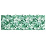 vidaXL Pernă de șezlong, model frunze, 180x60x4 cm, textil Oxford vidaXL Pernă de șezlong, model frunze, 180x60x4 cm, textil Oxford