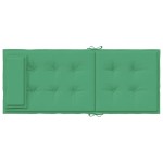 vidaXL Perne scaun cu spătar înalt, 2 buc, verde, țesătură Oxford vidaXL Perne scaun cu spătar înalt, 2 buc, verde, țesătură Oxford