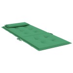 vidaXL Perne scaun cu spătar înalt, 4 buc, verde, țesătură Oxford