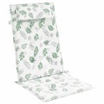 vidaXL Perne de scaun spătar înalt, 6 buc, model frunze, textil Oxford
