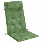 vidaXL Perne de scaun spătar înalt, 6 buc, model frunze, textil Oxford