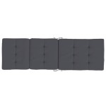 vidaXL Perne scaun de terasă, 2 buc, antracit, țesătură Oxford vidaXL Perne scaun de terasă, 2 buc, antracit, țesătură Oxford