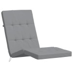 vidaXL Perne scaun de terasă, 2 buc, gri, țesătură Oxford vidaXL Perne scaun de terasă, 2 buc, gri, țesătură Oxford