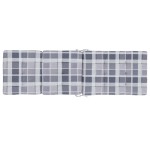 vidaXL Perne scaun de terasă, 2 buc, gri, carouri, textil Oxford vidaXL Perne scaun de terasă, 2 buc, gri, carouri, textil Oxford