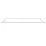 vidaXL Copertină Alb 5 x 3 m Metal