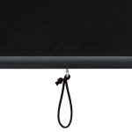 vidaXL Rulou textil Dungi Antracit 180 x 250 cm Țesătură și Aluminiu