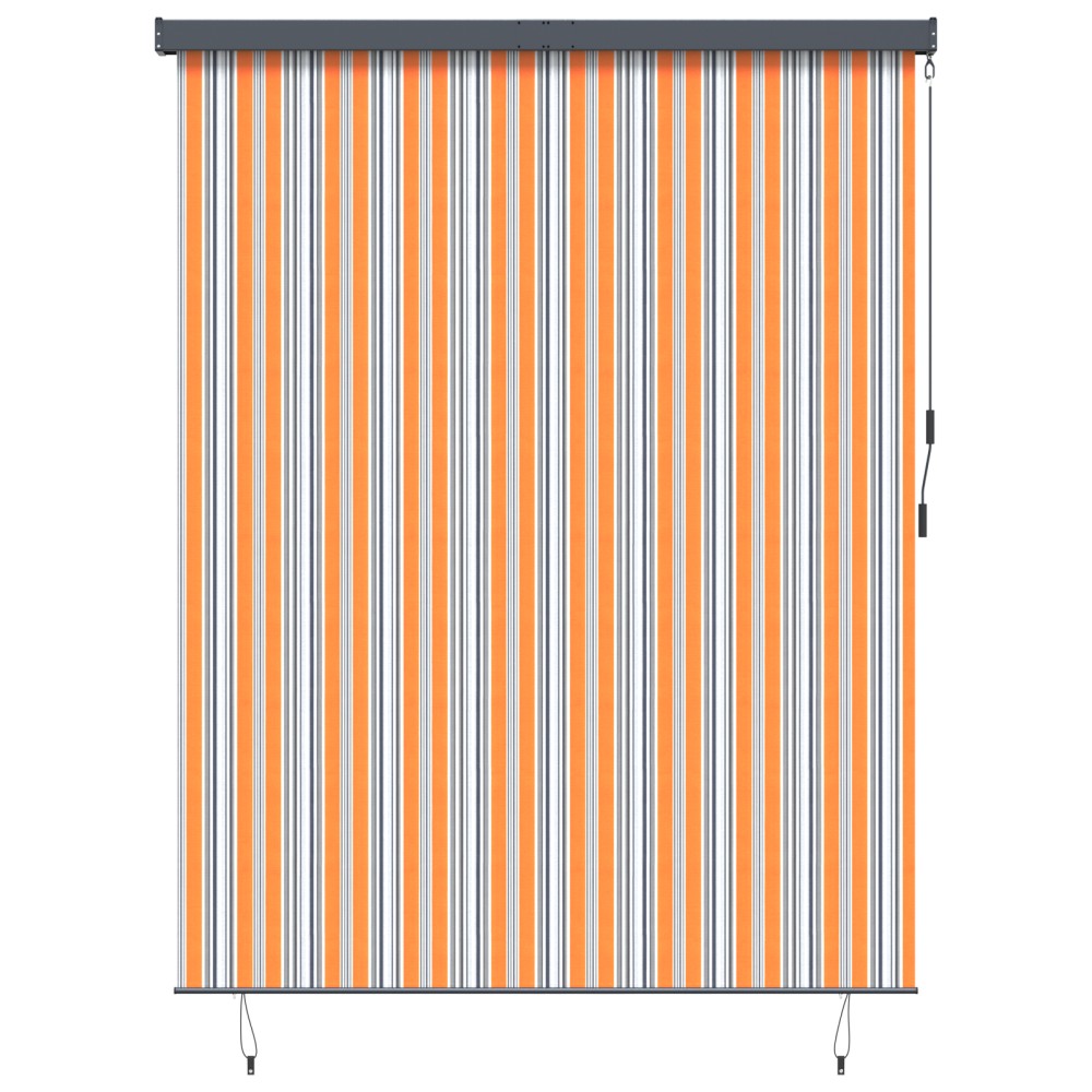 vidaXL Jaluzea Rulou de Exterior Galben și albastru 200 x 250 cm