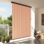 vidaXL Jaluzea Rulou de Exterior Galben și albastru 200 x 250 cm vidaXL Jaluzea Rulou de Exterior Galben și albastru 200 x 250 cm