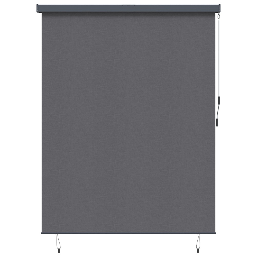 vidaXL Jaluzea Rulou de Exterior Manual Antracit 200 x 250 cm țesătură