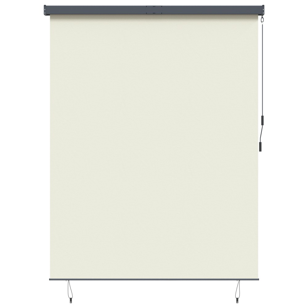 vidaXL Jaluzea Rulou de Exterior Striped Crem 200 x 250 cm țesătură