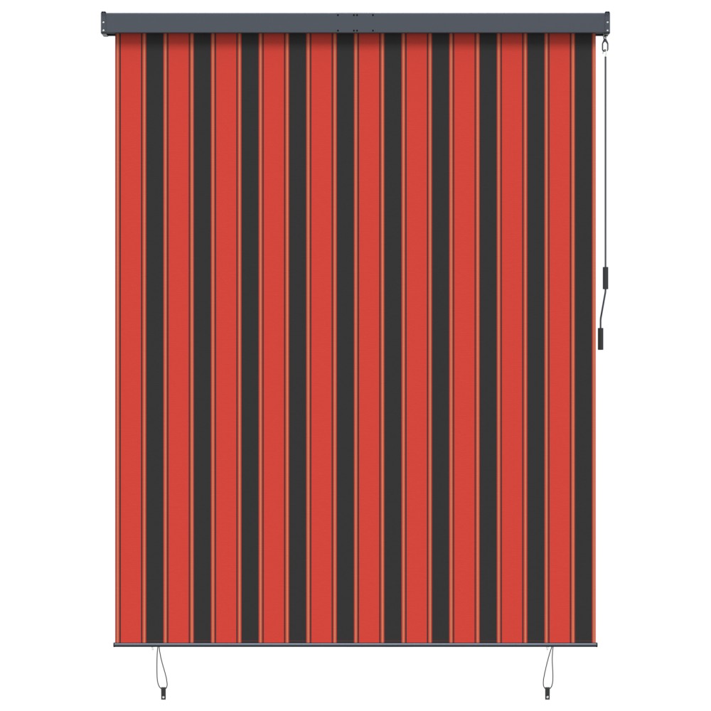 vidaXL Jaluzea Rulou de Exterior portocaliu și maro 220 x 250 cm