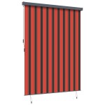vidaXL Jaluzea Rulou de Exterior portocaliu și maro 220 x 250 cm vidaXL Jaluzea Rulou de Exterior portocaliu și maro 220 x 250 cm