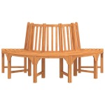 vidaXL Bancă de copac semi-rotundă, Ø208 cm, lemn masiv de eucalipt vidaXL Bancă de copac semi-rotundă, Ø208 cm, lemn masiv de eucalipt