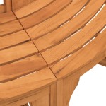 vidaXL Bancă de copac semi-rotundă, Ø208 cm, lemn masiv de eucalipt vidaXL Bancă de copac semi-rotundă, Ø208 cm, lemn masiv de eucalipt