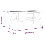 vidaXL Măsuță de cafea 100x50x45 cm din lemn masiv de acacia vidaXL Măsuță de cafea 100x50x45 cm din lemn masiv de acacia