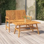 vidaXL Bancă de grădină, 109 cm, lemn masiv de acacia vidaXL Bancă de grădină, 109 cm, lemn masiv de acacia