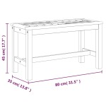 vidaXL Bancă de grădină, 80 cm, lemn masiv de acacia vidaXL Bancă de grădină, 80 cm, lemn masiv de acacia
