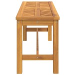 vidaXL Bancă de grădină 110 cm din lemn masiv de acacia vidaXL Bancă de grădină 110 cm din lemn masiv de acacia