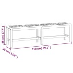 vidaXL Bancă de grădină, 150 cm, lemn masiv de acacia vidaXL Bancă de grădină, 150 cm, lemn masiv de acacia