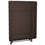 vidaXL Masă de bistro pliabilă, maro, 45x35x32 cm, poliratan vidaXL Masă de bistro pliabilă, maro, 45x35x32 cm, poliratan