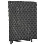 vidaXL Masă de bistro pliabilă, negru, 45x35x32 cm, poliratan vidaXL Masă de bistro pliabilă, negru, 45x35x32 cm, poliratan