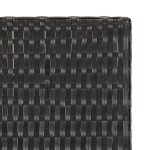 vidaXL Masă de bistro pliabilă, negru, 45x35x32 cm, poliratan vidaXL Masă de bistro pliabilă, negru, 45x35x32 cm, poliratan
