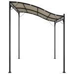 vidaXL Copertină, crem, 2x2,3 m, 180 g/m², material textil și oțel vidaXL Copertină, crem, 2x2,3 m, 180 g/m², material textil și oțel