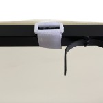 vidaXL Copertină, crem, 2x2,3 m, 180 g/m², material textil și oțel vidaXL Copertină, crem, 2x2,3 m, 180 g/m², material textil și oțel