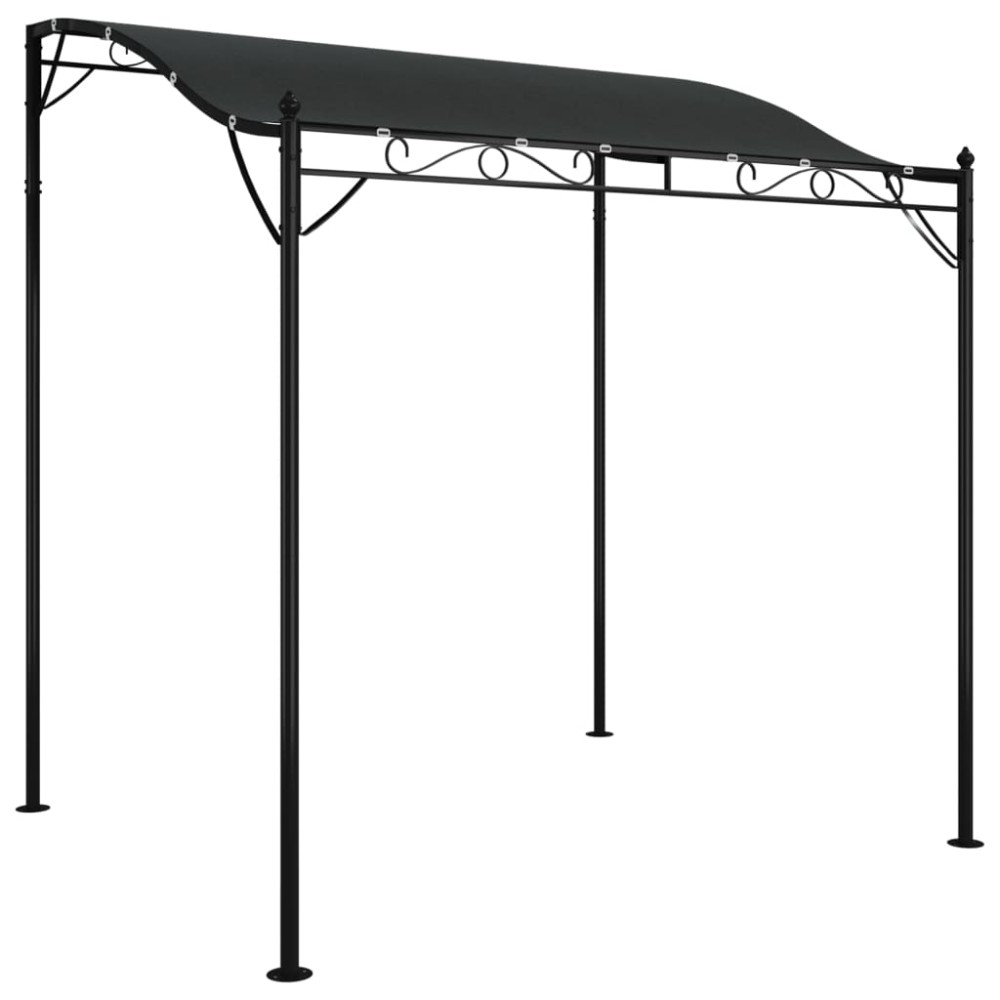 vidaXL Copertină, antracit, 2x2,3 m, 180 g/m², material textil și oțel