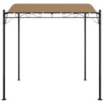 vidaXL Baldachin, gri taupe, 2x2,3 m, 180 g/m², țesătură și oțel