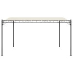 vidaXL Baldachin, crem, 4x3 m 180 g/m², țesătură și oțel