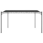 vidaXL Copertină, antracit, 4x3 m, 180 g/m², material textil și oțel