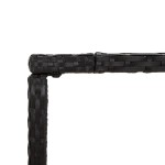 vidaXL Masă de bar cu blat din sticlă, negru, 110x70x110 cm, poliratan vidaXL Masă de bar cu blat din sticlă, negru, 110x70x110 cm, poliratan