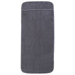 vidaXL Prosoape de plajă, 2 buc., antracit, 60x135 cm, textil 400 GSM vidaXL Prosoape de plajă, 2 buc., antracit, 60x135 cm, textil 400 GSM