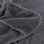 vidaXL Prosoape de plajă, 2 buc., antracit, 60x135 cm, textil 400 GSM vidaXL Prosoape de plajă, 2 buc., antracit, 60x135 cm, textil 400 GSM