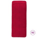 vidaXL Prosoape de plajă, 2 buc., vișiniu, 75x200 cm, textil 400 GSM vidaXL Prosoape de plajă, 2 buc., vișiniu, 75x200 cm, textil 400 GSM