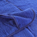 vidaXL Prosoape de plajă, 2 buc., albastru, 60x135 cm, textil 400 GSM vidaXL Prosoape de plajă, 2 buc., albastru, 60x135 cm, textil 400 GSM