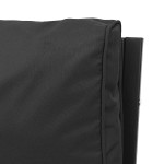 vidaXL Scaun de grădină cu perne gri, 68x76x79 cm, oțel vidaXL Scaun de grădină cu perne gri, 68x76x79 cm, oțel