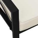 vidaXL Scaun de grădină cu perne nisipiu, 68x76x79 cm, oțel vidaXL Scaun de grădină cu perne nisipiu, 68x76x79 cm, oțel